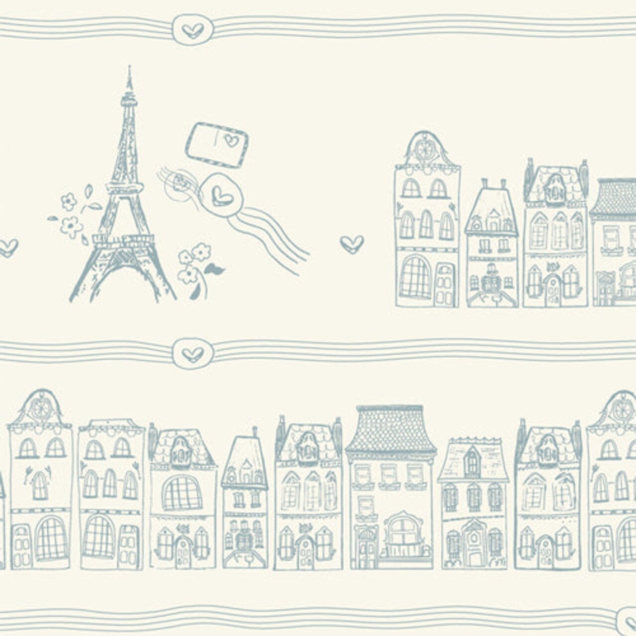 Fabric Art Gallery Belle Paris Mademoiselle by the Quarter Yard MMS97909